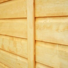 3 x 6 Shire Tongue and Groove Pent Bike Store - shiplap wall cladding