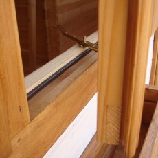 8Gx 10 Shire Marlborough Log Cabin - close up of window open