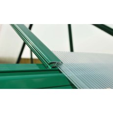 6 x 4 Palram Mythos Greenhouse in Green - easy slide polycarbonate panels