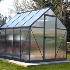 6 x 8 Palram Mythos Greenhouse in Grey