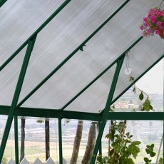 8 x 8 Palram Balance Greenhouse in Green - reinforced structure