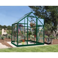 6 x 4 Palram Harmony Greenhouse in Green - in situ