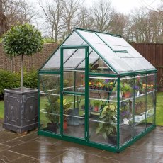 6 x 6 Palram Harmony Greenhouse in Green