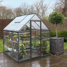 6 x 6 Palram Harmony Greenhouse in Grey