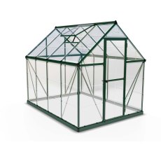 6 x 8 Palram Harmony Greenhouse in Green - isolated view