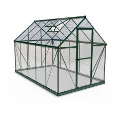 6 x 10 Palram Mythos Greenhouse in Green - isolated view