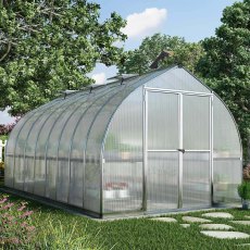 8 x 16 Palram Bella Greenhouse in Silver