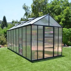 8 x 16 Palram Glory Greenhouse in Anthracite