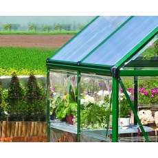 6 x 4 Palram Hybrid Greenhouse in Green