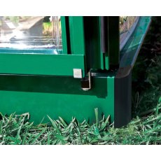 Palram Hybrid Greenhouse in Green - door handle can be locked with a padlock