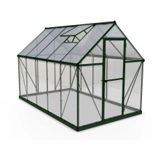 6 x 10 Palram Hybrid Greenhouse in Green- isolated view