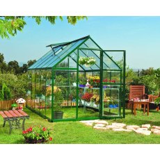 6 x 10 Palram Hybrid Greenhouse in Green - in situ