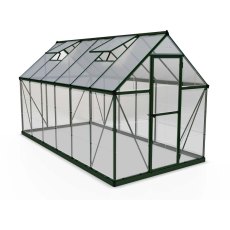 6 x 12 Palram Hybrid Greenhouse in Green - isolated view