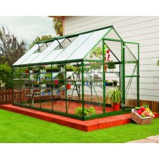 6 x 12 Palram Hybrid Greenhouse in Green - in situ