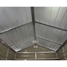 6x12 Palram Skylight Plastic Apex Shed - Tan - skylight roof