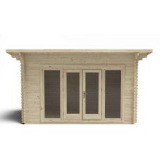 10 x 13 Forest Melbury Pent Log Cabin