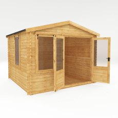 3.3m x 3m Mercia Log Cabin 19mm Logs - dimensions