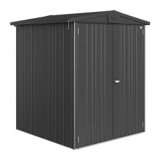 6 x 5 Biohort Europa 2 Metal Shed - Metallic Dark Grey