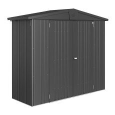 8 x 3 Biohort Europa 2A Metal Shed - Metallic Dark Grey