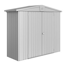 8 x 3 Biohort Europa 2A Metal Shed - Metallic Silver Grey