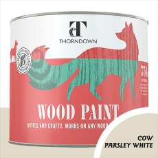Thorndown Wood Paint 750ml - Cow Parsley White- Pot shot