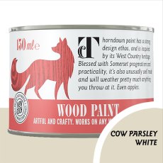 Thorndown Wood Paint 150ml - Cow Parsley White - Pot shot