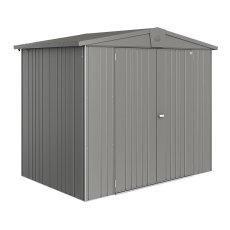 8 x 5 Biohort Europa 3 Metal Shed - Metallic Quartz Grey