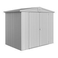 8 x 5 (2.44m x 1.56m) Biohort Europa 3 Metal Shed - Metallic Silver