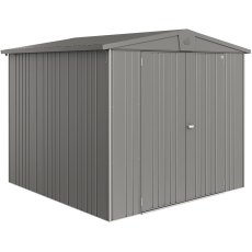 8 x 8 Biohort Europa 4 Metal Shed - Metallic Quartz Grey