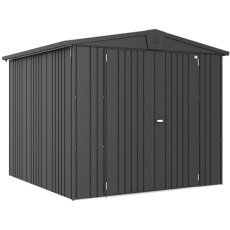 8 x 8 Biohort Europa 4 Metal Shed - Metallic Dark Grey