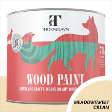 Thorndown Wood Paint 750ml - Meadowsweet Cream - Pot shot