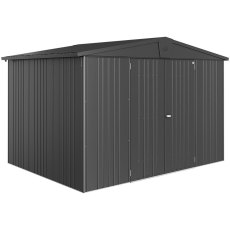 10 x 8 Biohort Europa 5 Metal Shed - Metallic Dark Grey