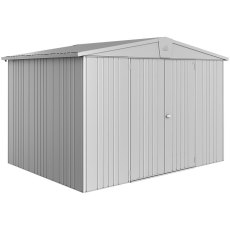 10 x 8 (3.16m x 2.28m) Biohort Europa 5 Metal Shed - Metallic Silver