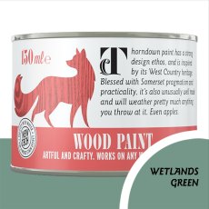 Thorndown Wood Paint 150ml - Wetlands Green - Pot shot