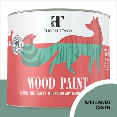 Thorndown Wood Paint 750ml - Wetlands Green - Pot shot