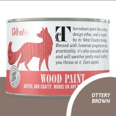 Thorndown Wood Paint 150ml - Ottery Brown - Pot shot