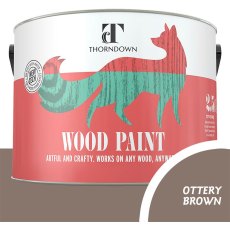 Thorndown Wood Paint 2.5 Litres - Ottery Brown - Pot Shot