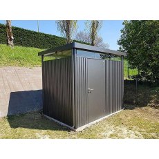 9 x 6 Biohort HighLine H2 Metal Shed - Single Door - Customer image door on side