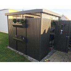 9 x 9 Biohort HighLine H4 Metal Shed - Single Door - Customer image