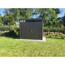 9 x 8 Biohort HighLine H3 Metal Shed - Double Door - Customer image in garden