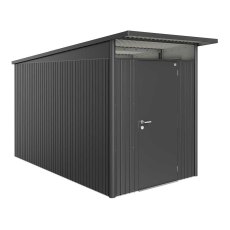 6 x 12 Biohort AvantGarde A4 Metal Shed - Single Door - Metallic Dark Grey