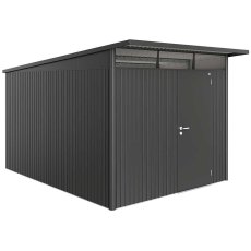 8 x 12 Biohort AvantGarde A8 Metal Shed - Single Door - Metallic Dark Grey