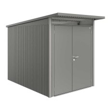 6 x 10 Biohort AvantGarde A3 Metal Shed - Double Door - Metallic Quartz Grey