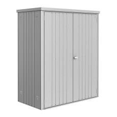 5 x 3 (1.55m x 0.83m) Biohort Equipment Locker 150 - Metallic silver