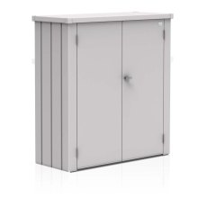 Biohort Patio Romeo Locker - Medium - Metallic Silver