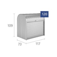 4 x 2.5 Biohort StoreMax 120 - Dimensions