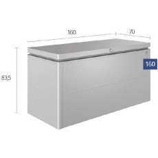 5 x 2 Biohort LoungeBox 160 - Dimensions