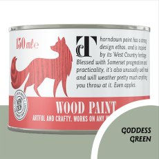 Thorndown Wood Paint 150ml - Goddess Green - Pot shot