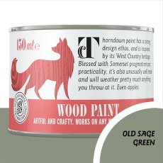 Thorndown Wood Paint 150ml - Old Sage Green - Pot shot