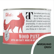 Thorndown Wood Paint 150ml - Marshland Green - Pot shot